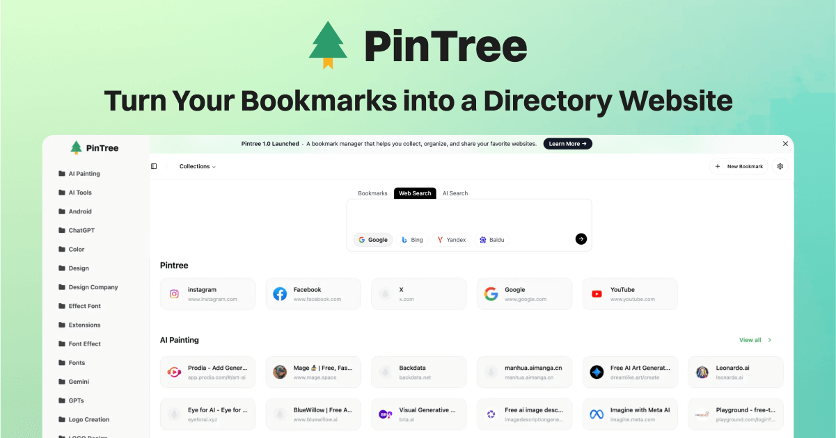 Import Browser Bookmarks - Pintree Docs